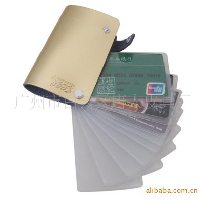 【供應銀行卡套 防磁卡套 信用卡套 真皮卡包 名片包 廠家直銷】價格,廠家,圖片,卡包、卡套,廣州市白云區(qū)唐人皮具廠-